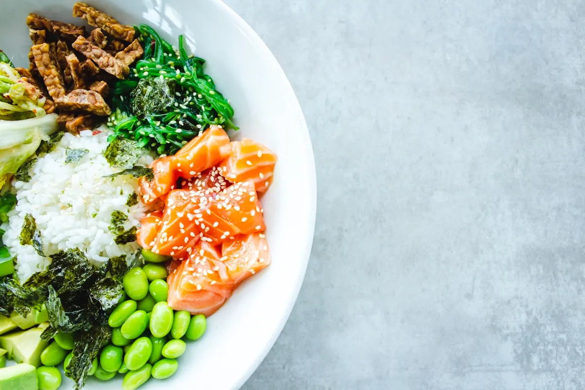 Healthy hangover recovery food including eggs and avocado in Los Angeles
