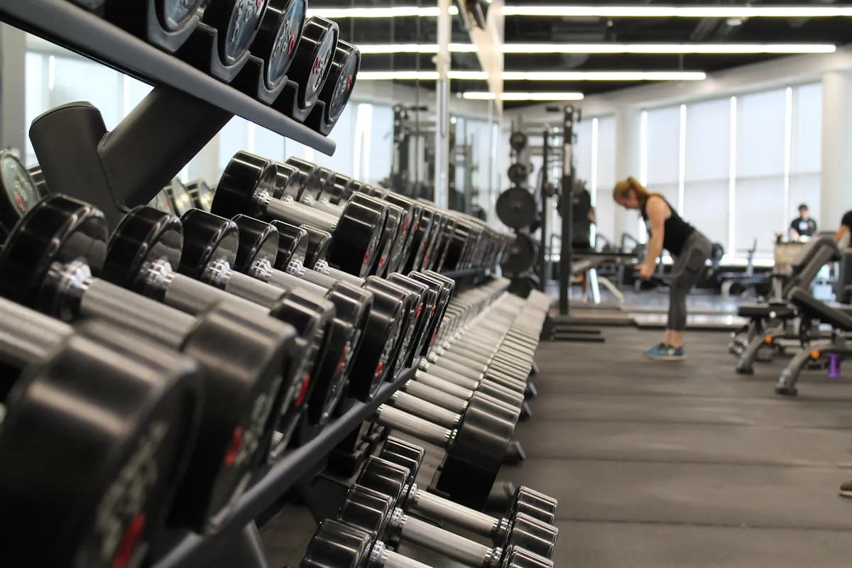 Athlete in gym fitness recovery Los Angeles NAD+ IV therapy